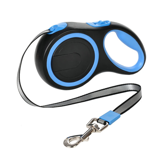 26ft (8m) Extensible Retractable Dog Lead: Perfect for Training All Breeds