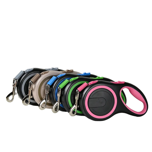 26ft (8m) Extensible Retractable Dog Lead: Perfect for Training All Breeds