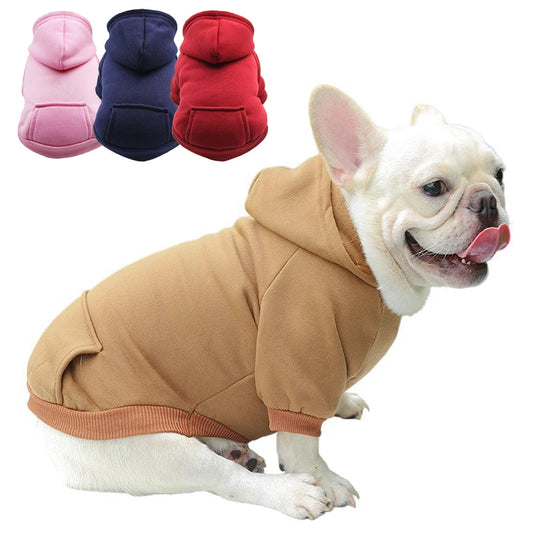 Affordable Pet Hoodie: Warm Winter Sweatshirt for Small & Medium Dogs and Cats