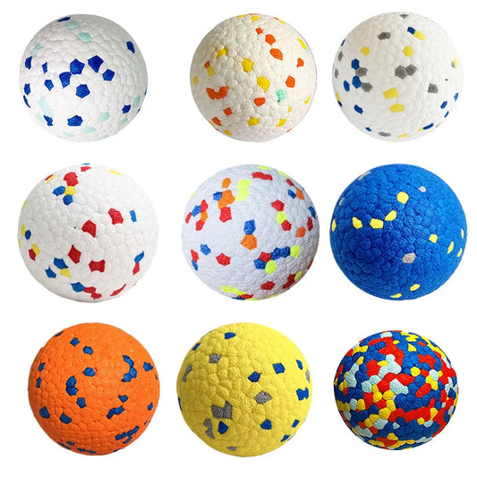 7.5cm Pet Toy Ball Dog High Elasticity Solid Toy Ball Floating E-tpu Bite Resistant Outdoor Training Toy Ball For Dogs