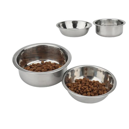 Stainless Steel Dog and Cat Bowl: Durable, Hygienic Food and Water Dish